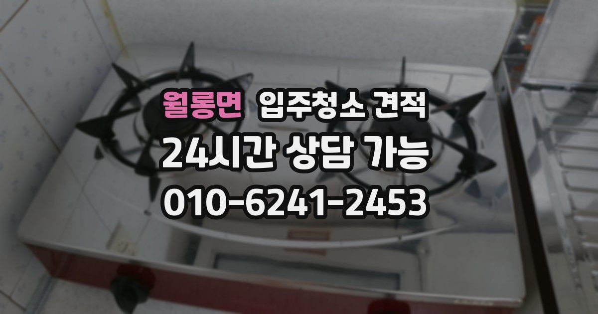 월롱면 입주청소 견적