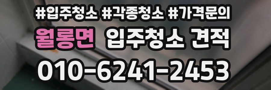 월롱면 입주청소 견적