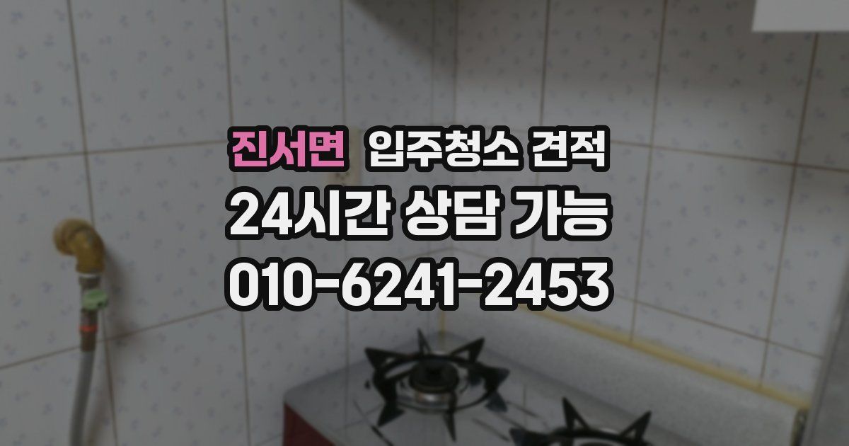 진서면 입주청소 견적