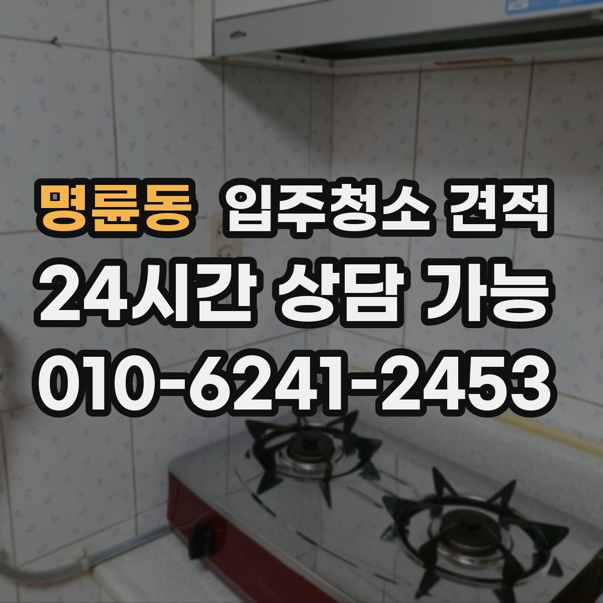 명륜동 입주청소 견적