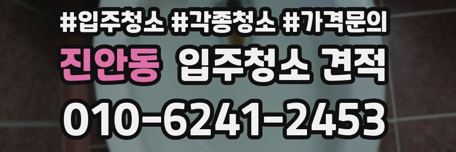 진안동 입주청소 견적