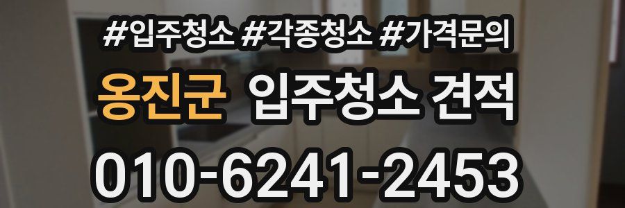 옹진군 입주청소 견적