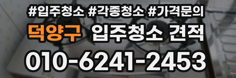 덕양구 입주청소 견적