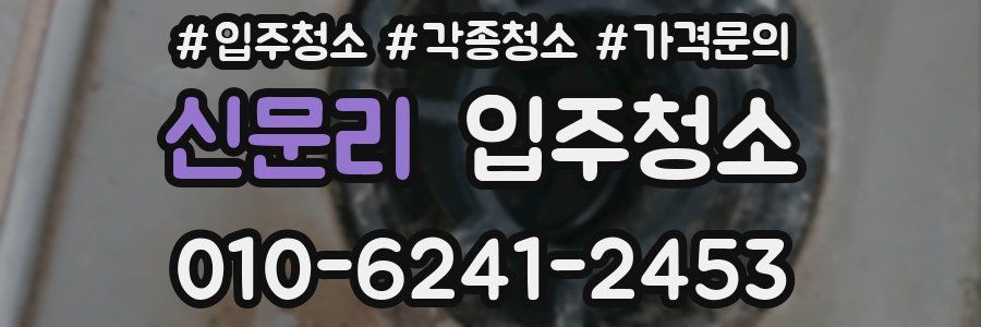 신문리 이사청소