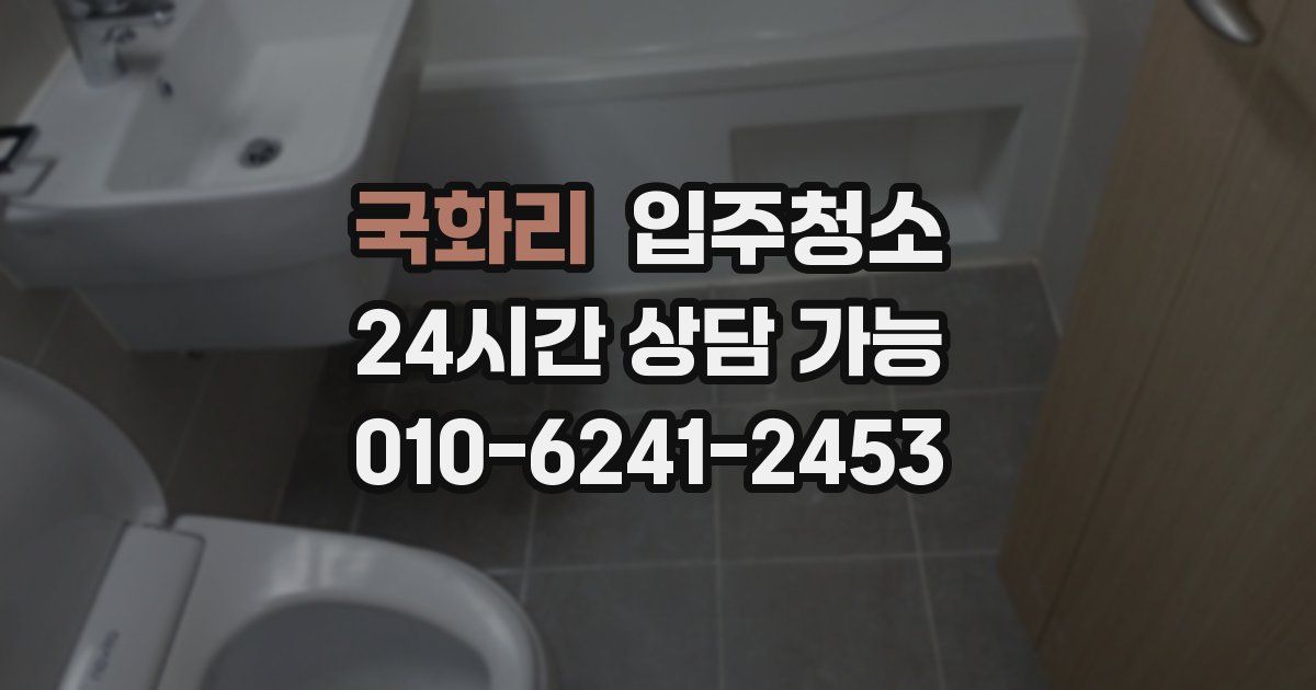 국화리 입주청소