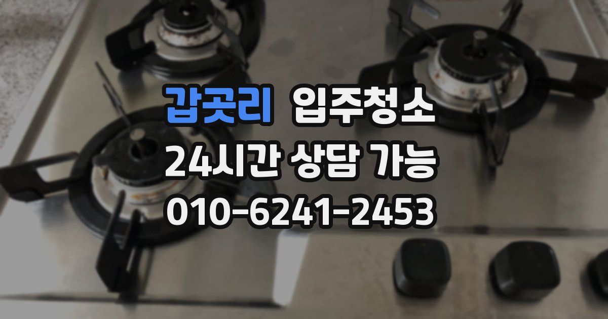 갑곳리 입주청소