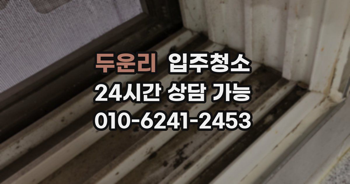 두운리 입주청소