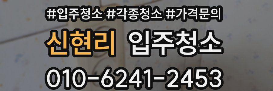 신현리 이사청소