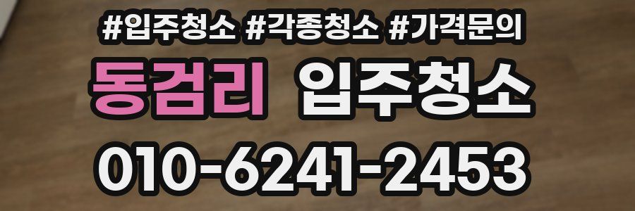 동검리 이사청소