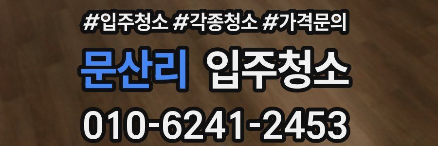 문산리 이사청소