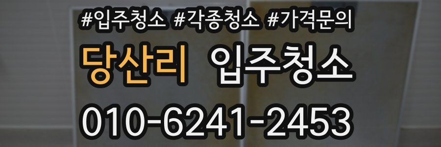 당산리 이사청소
