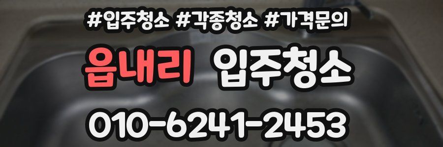 읍내리 이사청소