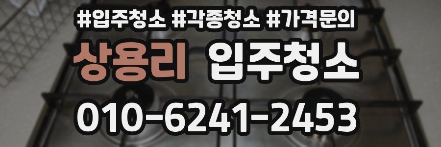 상용리 이사청소
