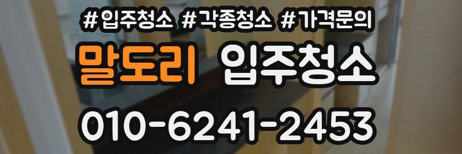 말도리 이사청소