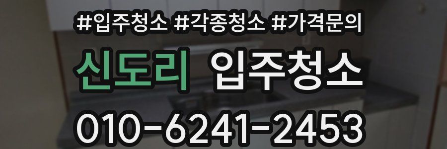 신도리 이사청소