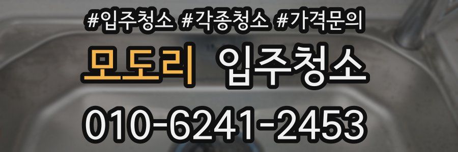 모도리 이사청소