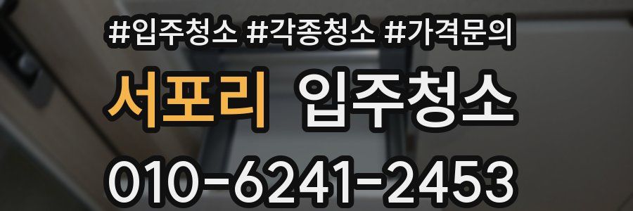 서포리 이사청소