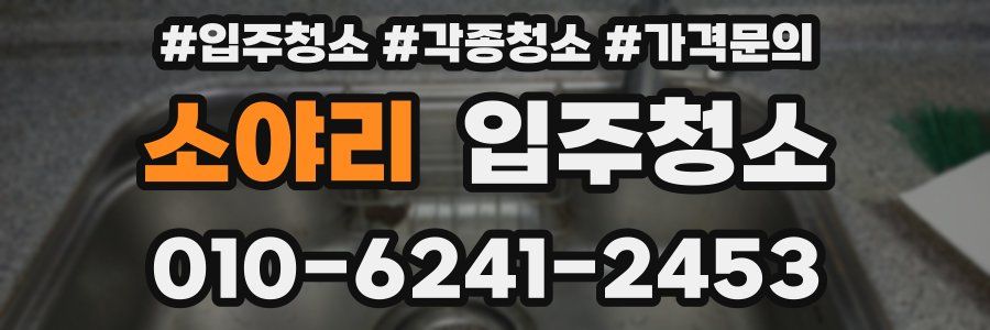 소야리 이사청소