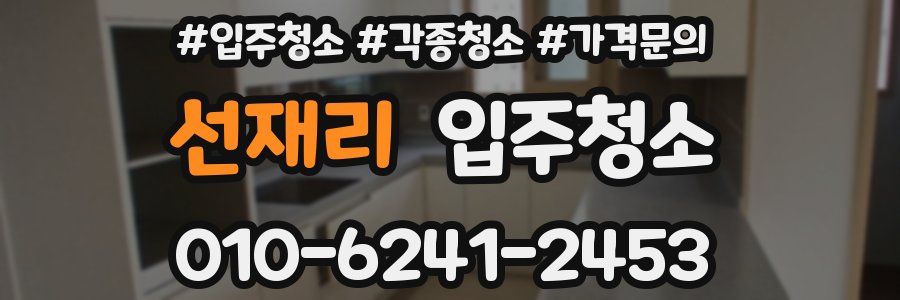 선재리 이사청소