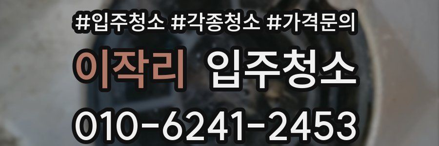 이작리 이사청소