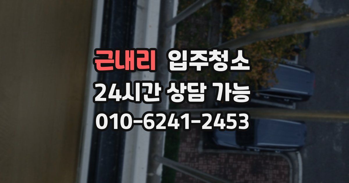 근내리 입주청소