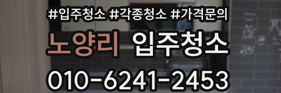 노양리 이사청소