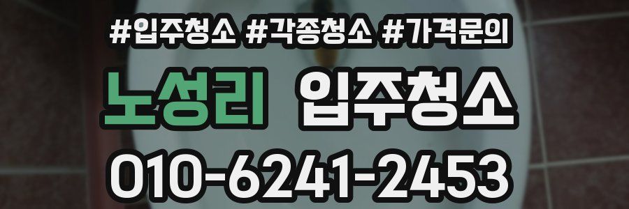 노성리 이사청소