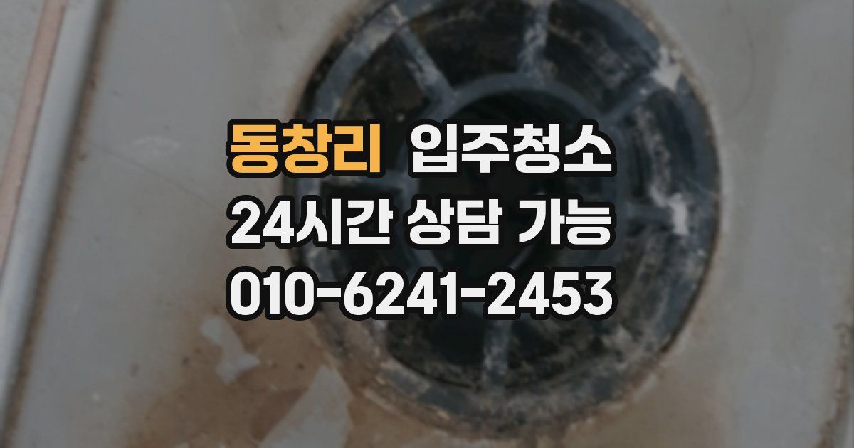 동창리 입주청소
