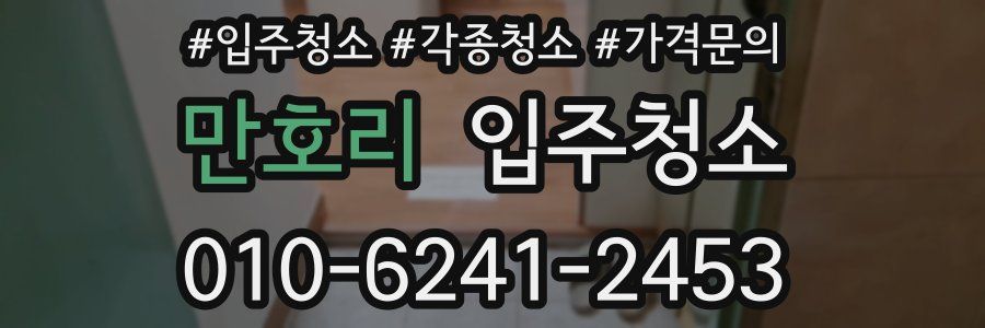 만호리 이사청소