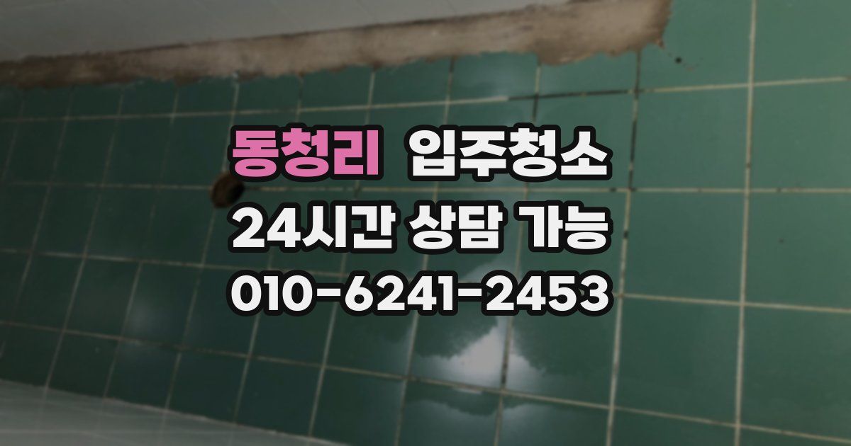 동청리 입주청소