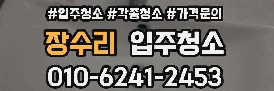 장수리 이사청소