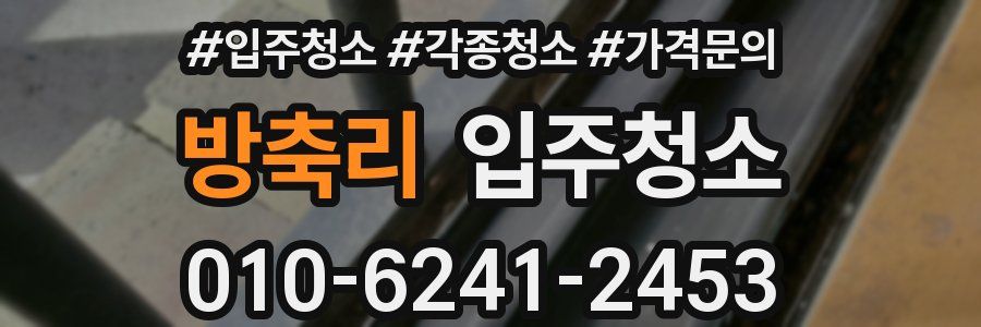 방축리 이사청소