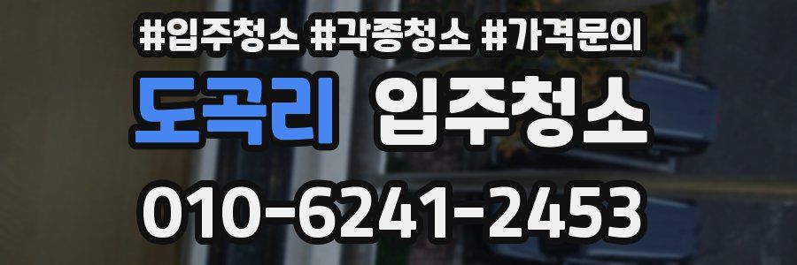 도곡리 이사청소