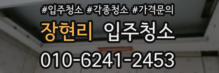 장현리 이사청소