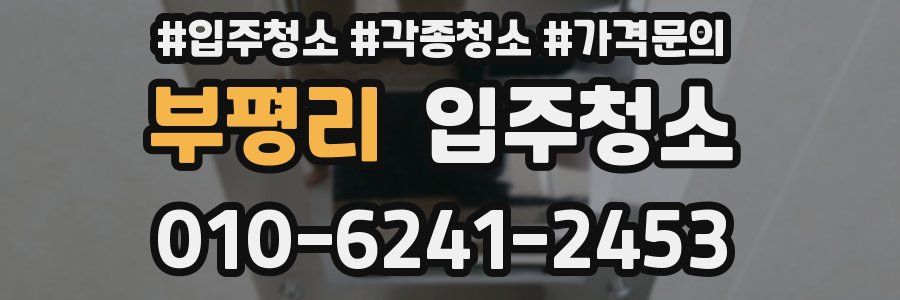 부평리 이사청소