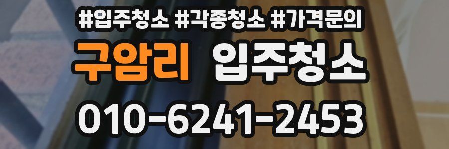 구암리 이사청소