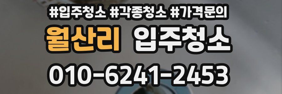 월산리 이사청소