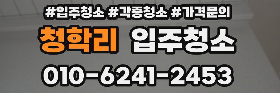 청학리 이사청소