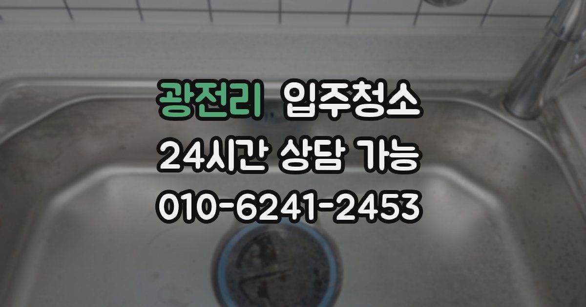 광전리 입주청소