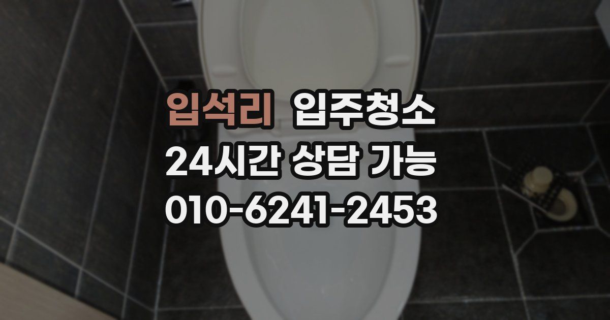 입석리 입주청소