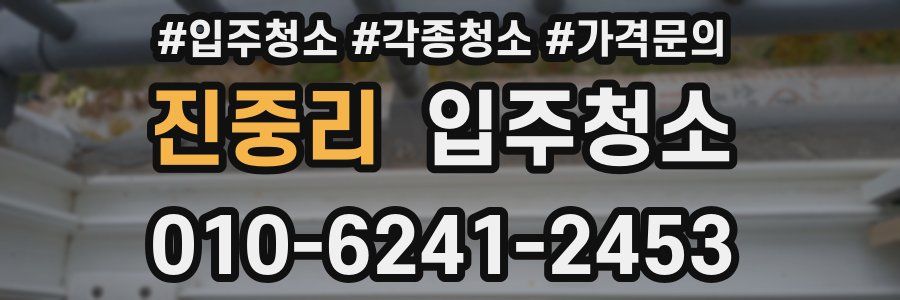 진중리 이사청소