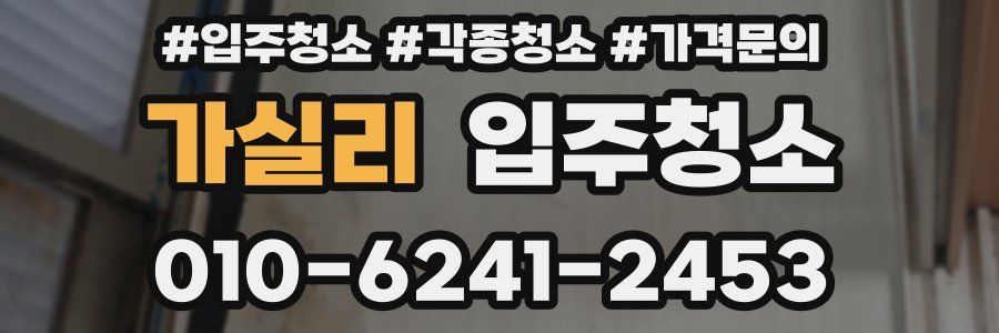 가실리 이사청소
