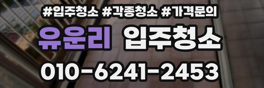 유운리 이사청소