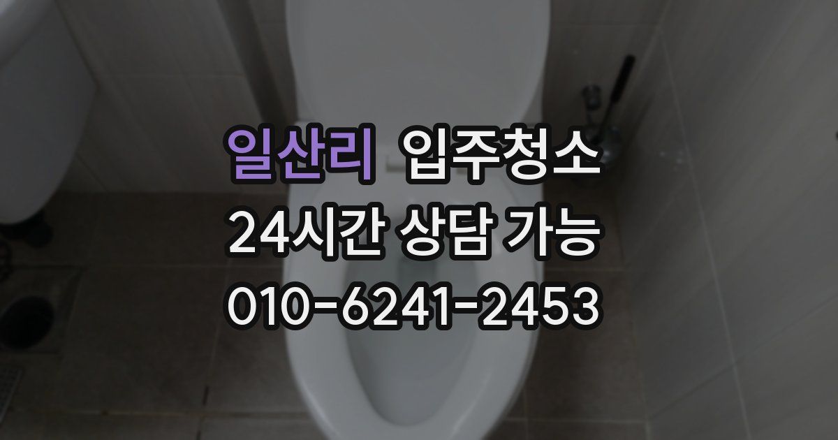 일산리 입주청소