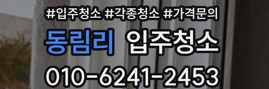 동림리 이사청소