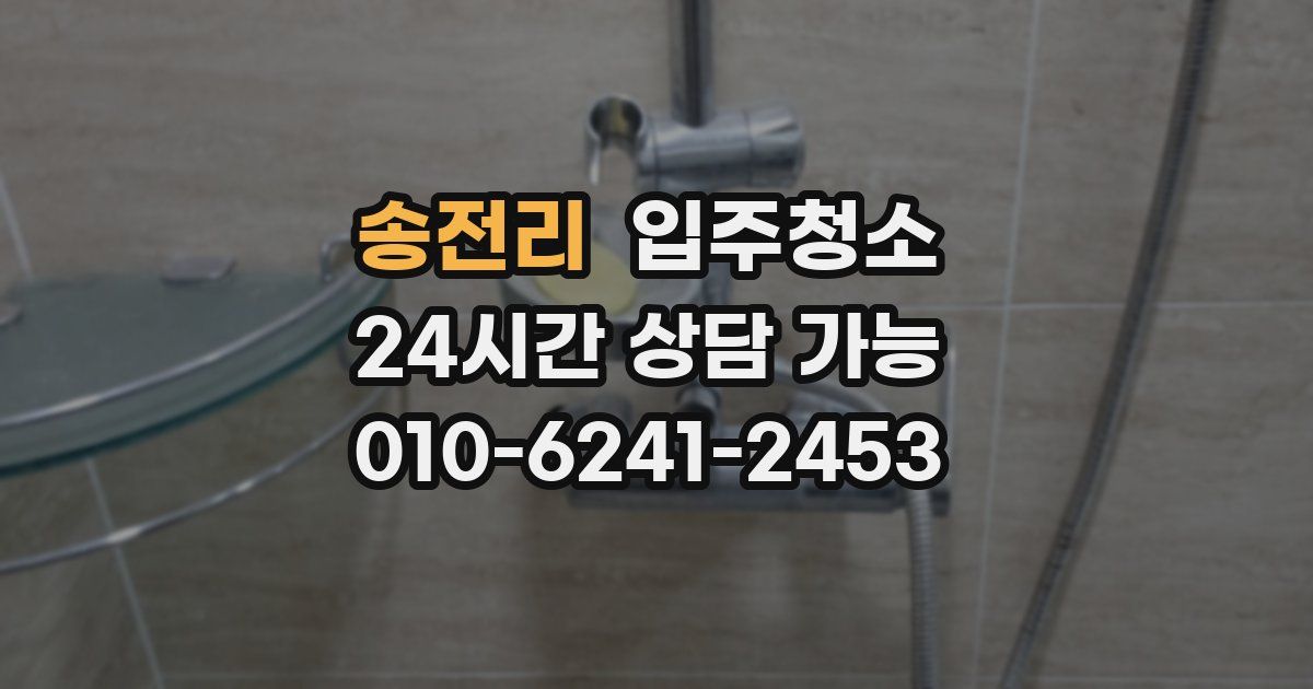 송전리 입주청소