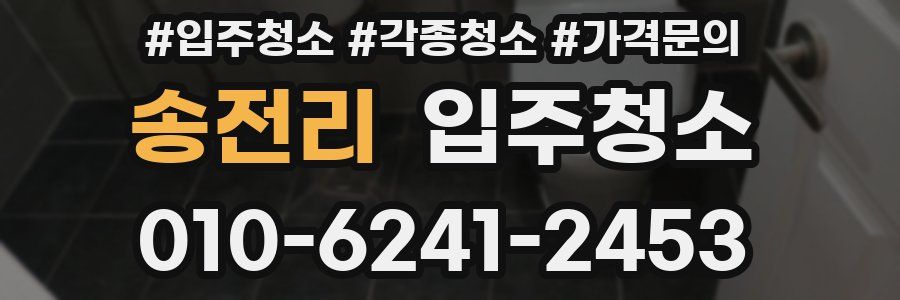 송전리 이사청소