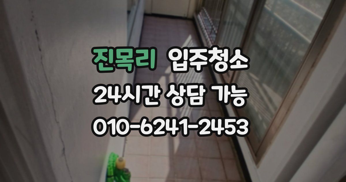 진목리 입주청소