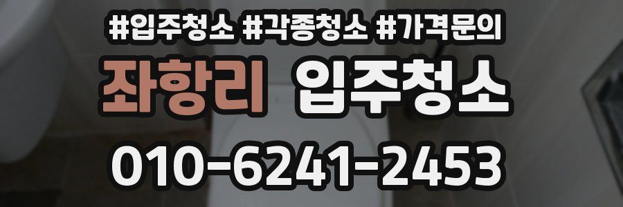 좌항리 이사청소