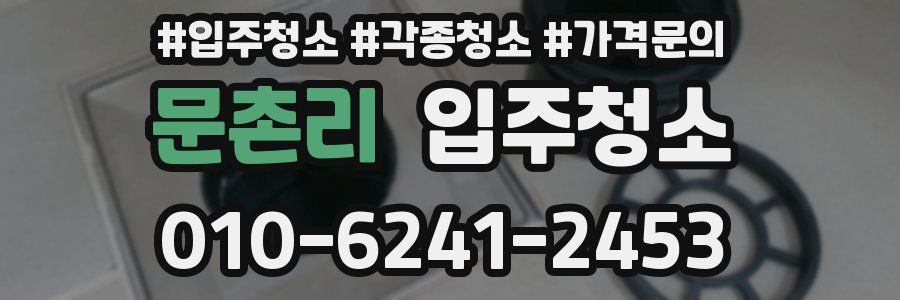 문촌리 이사청소